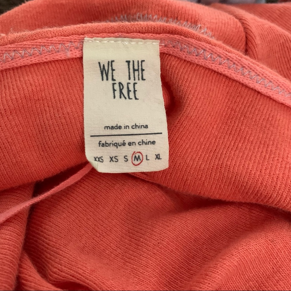 Free People We the Free Star Henley Top, Medium, but VERY OVERSIZED! - Picture 7 of 7